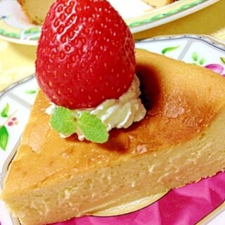 簡単！バター無しでチーズケーキ